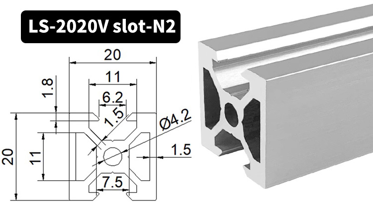 2020 V slot (3) 2020 V-Steckplatz (3)