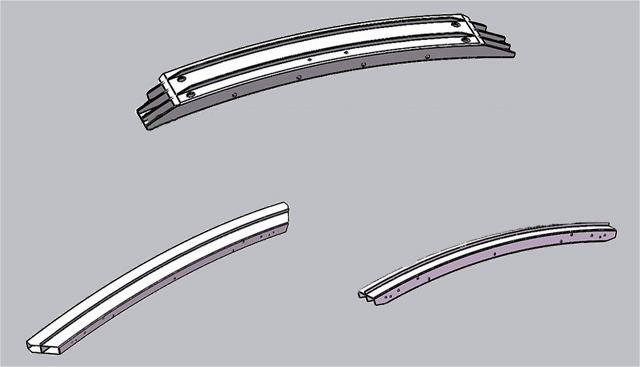 Car collision beam (5) Autokollisionsbalken (5)
