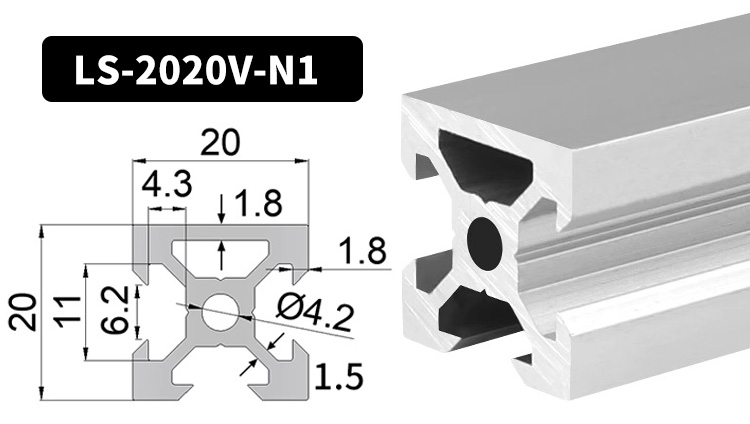 2020 V slot 2020 V-Steckplatz