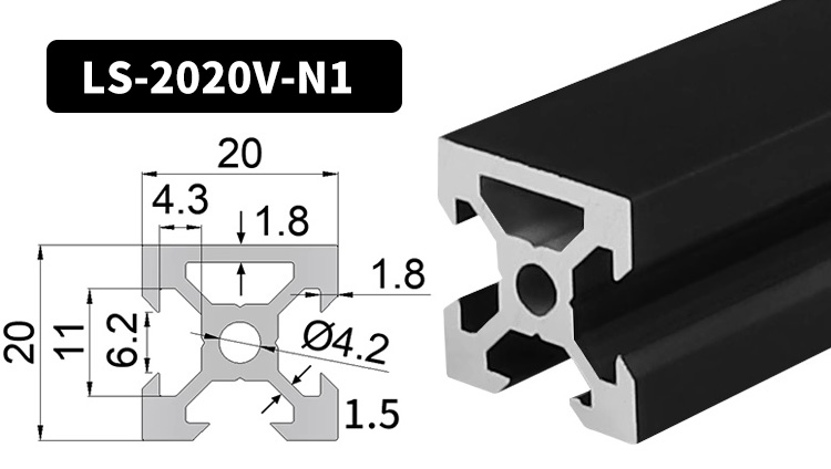 2020 V slot (2) 2020 V-Steckplatz (2)