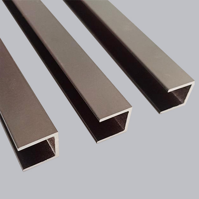 U-förmiges Aluminium-Extrusions-U-Kanal-Aluminiumprofil 